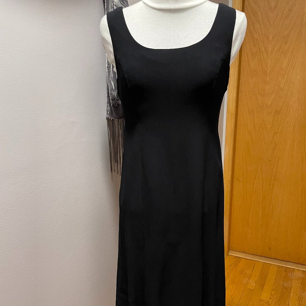 Liz Claiborne Chiffon-Like Dress, Black